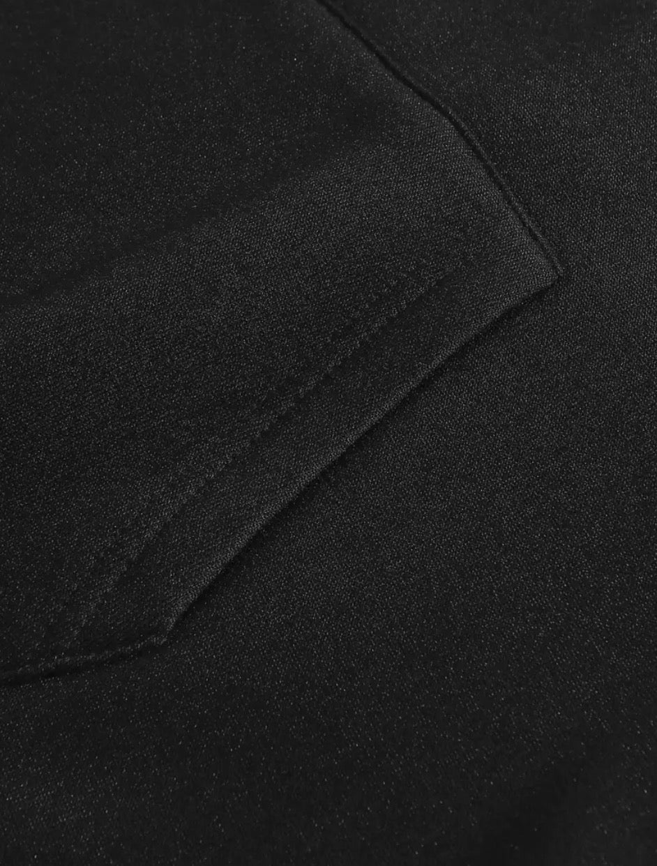 Black JDM Car Hoodie | Pink Back Print Oversized Streetwear