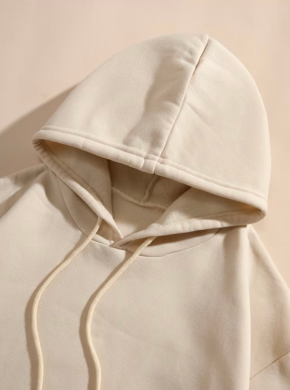 Japanese Cherry Blossom Hoodie Women Oversized Beige Graphic Sweatshirt Sakura Print Streetwear Pullover